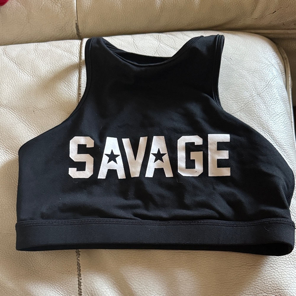 Savage Women's Black Sports Bra M